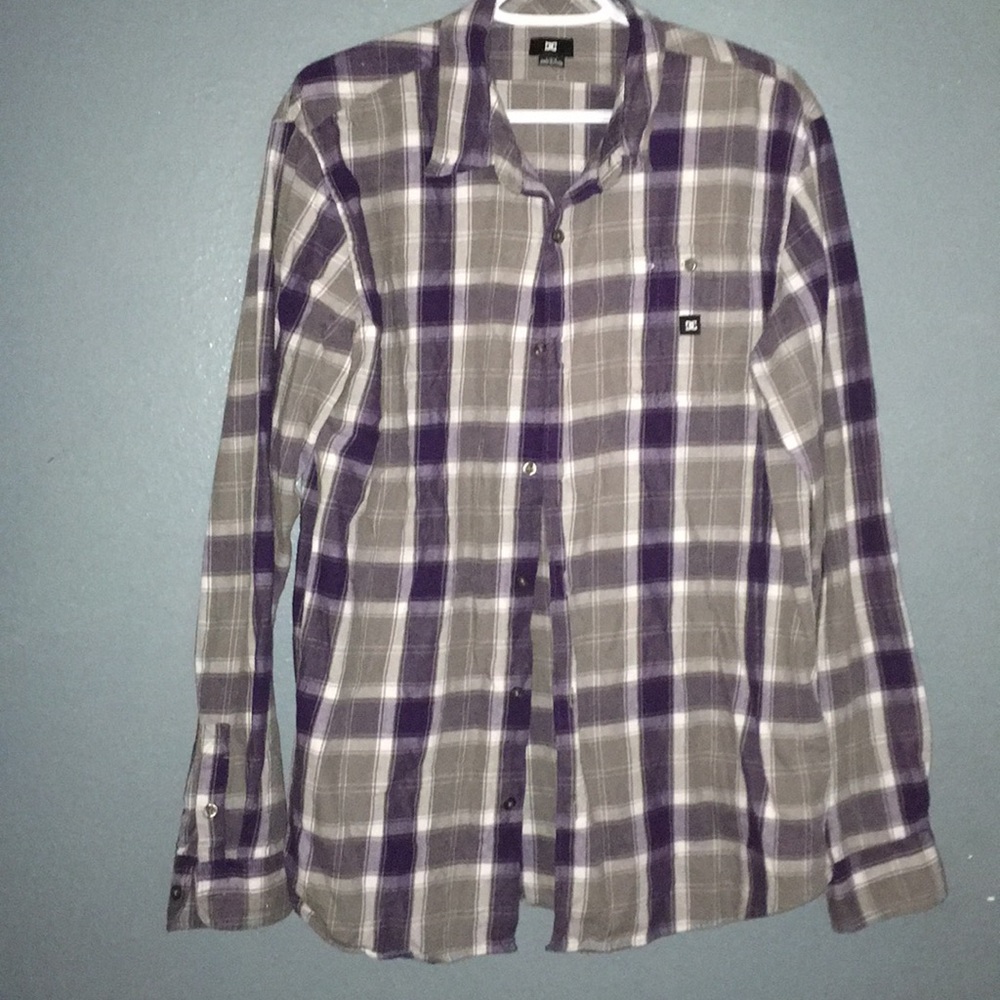 DC plaid Large shirt
